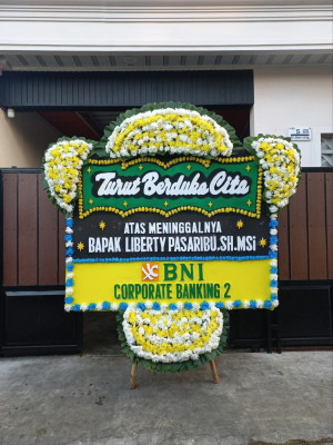 Papan Bunga Duka di Grogol Selatan