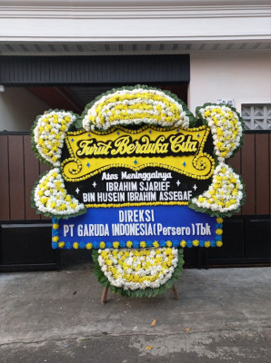 Papan Bunga Duka di Grogol Selatan